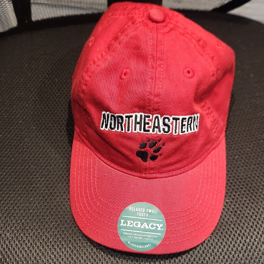 NWT Legacy Northeastern Relaxed Twill Youth Adjustable Hat
